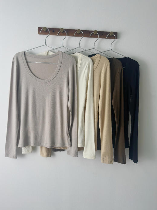 打底界的爱马仕‼️面料党狂喜🔥【MK美雅碧大圆领天丝羊毛系列】🐑 轻~垂~糯~ 裸感透气 奢华舒适 简直是享受☁️ 百搭不挑人🔥 ❌某宝同款在售 商品图3