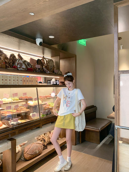 <曾小咸推荐>现货秒杀！最后一波 ！彩色字母印花白色宽松短袖 日常119.99 立减70 秒杀49.99！ 商品图10