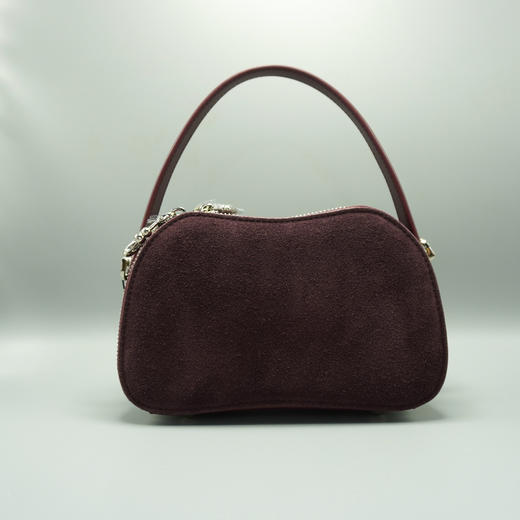 SZ3J02 - 魏红 枣褐色牛皮包包-【诗说先秦~与时尚对话，与年龄和解，与诗意重逢！】 商品图1