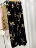 【新品】老钱风 印花复古 新中式 真丝丝绒裤 现货 福利品 不退不换 商品缩略图2