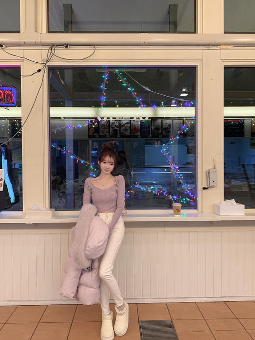 金蘑菇菇 美眉的氛围打底 / 早春内搭组 脱掉外套也好看 商品图3