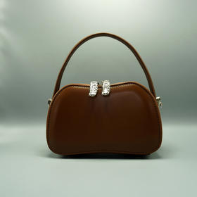 SZ3J02 - 栗壳色牛皮包包 -【诗说先秦~与时尚对话，与年龄和解，与诗意重逢！】