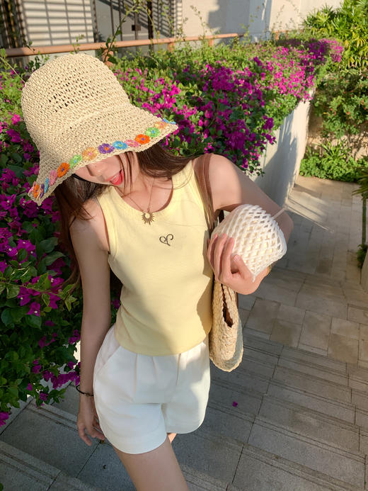 <曾小咸推荐>现货秒杀！最后一波 ！ 2色短款吊带背心 日常79.99 立减40 秒杀39.99！ 商品图9