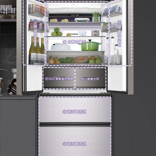 卡萨帝（Casarte）冰箱 BCD-553WGCFDA4SCU1(Pro) 商品图10