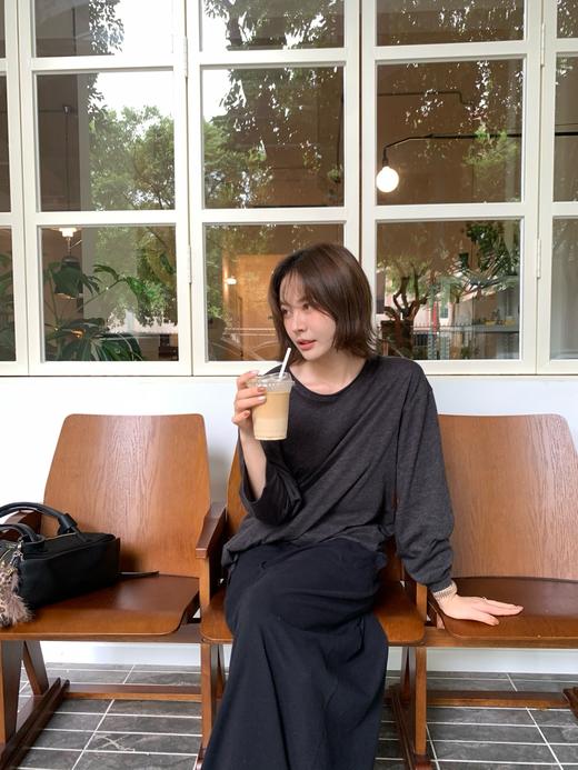 26年年初福利2~8折！YEARLY PLAN天丝长袖T+长半裙 商品图2