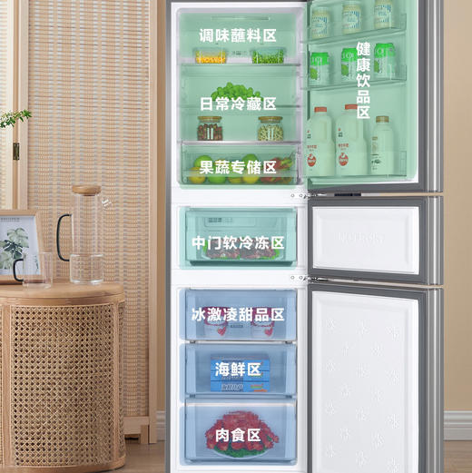 海尔（Haier）冰箱 BCD-217WGHC3E9H9 商品图7