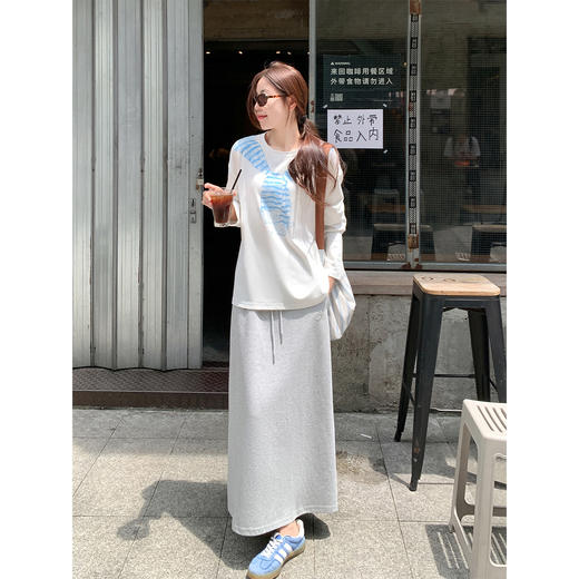 <曾小咸推荐>现货秒杀 ！微信超特价！披肩印花长袖T恤 日常139.99 立减70 秒杀69.99！！ 商品图4