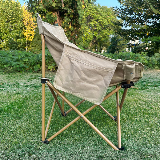 洛得兰德折叠月亮椅细沙黄LD-YZ501—rxs 商品图1