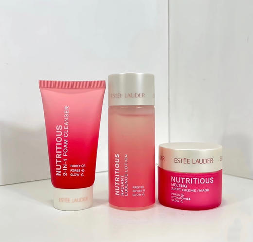 【国庆中秋限时活动】【保税仓直发·全球购】雅诗兰黛红石榴旅行套装小样三件套 （精华水30ml+洁面30ml+面霜15ml） 商品图3