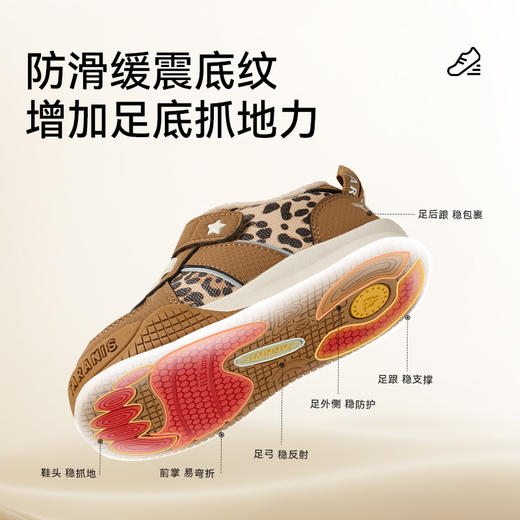 泰兰尼斯宝宝学步鞋冬季新款童鞋男童面包鞋加绒保暖机能鞋女童鞋T01T5D6573 商品图3