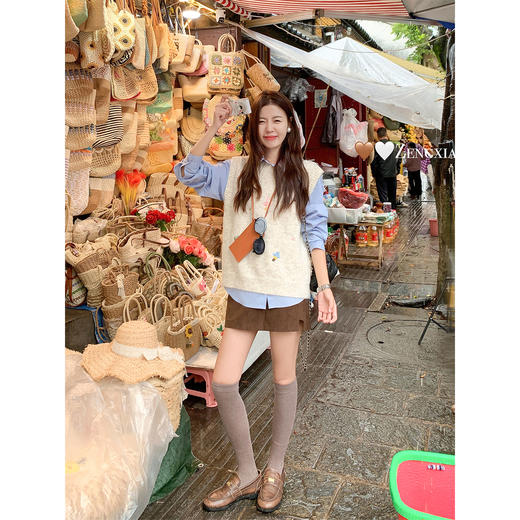 <曾小咸推荐>韩版包臀半身裙灯芯绒 商品图2