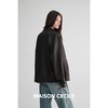 MAISON CECILE 复古飒爽时髦不费力蛋白皮宽松夹克皮衣外套 商品缩略图2