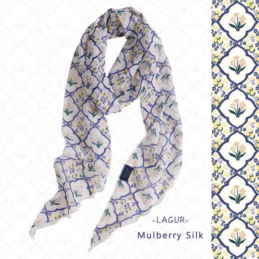 「温婉典雅紫」100%桑蚕丝丝巾长条高级感原创真丝系脖薄款围巾女 商品图2