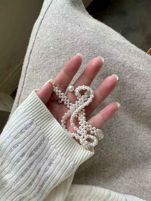 超美的珍珠项链，choke感颈链，很法式！（yy） 商品图3