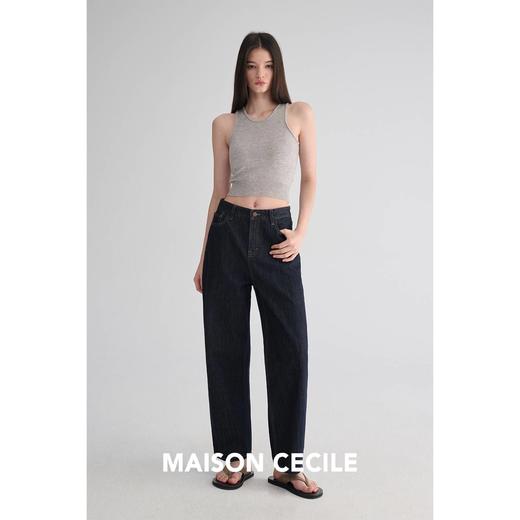 MAISON CECILE 早秋轻盈显比例经典实穿九分直筒牛仔裤 商品图2