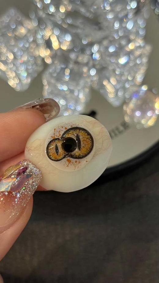 paprikacon 日抛  金目重瞳 直径14.5mm着色14.0mm   cos (两片装) 商品图3