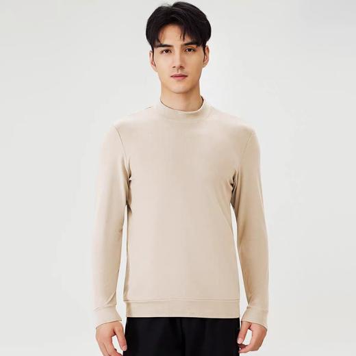 五只白鹅—2025秋冬男士天丝羊毛半高领保暖打底衫5511 商品图2