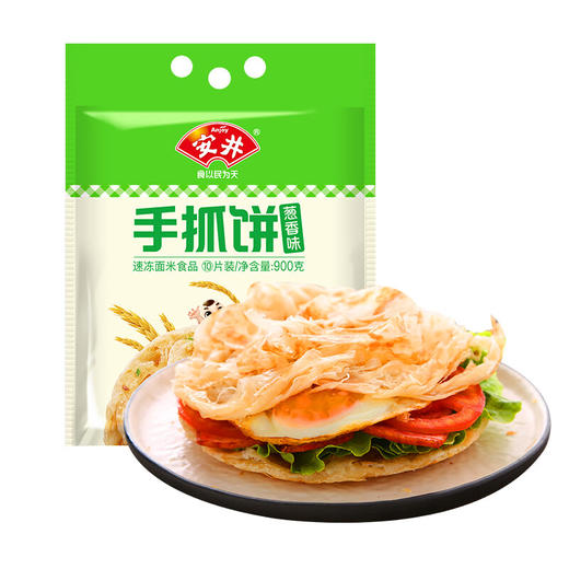 安井手抓饼葱香味900g 商品图0
