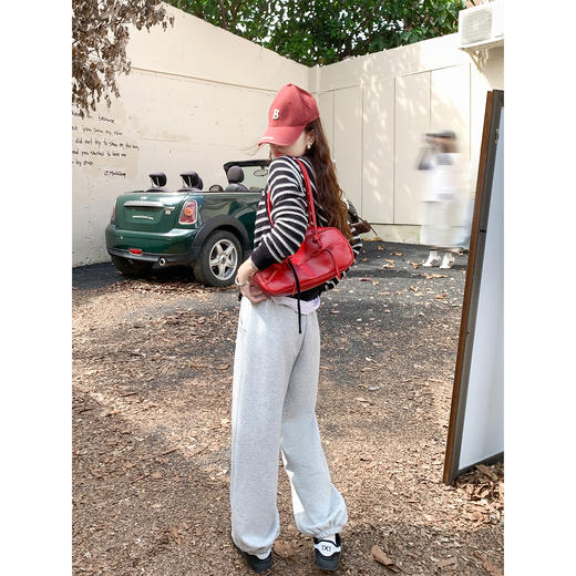 【169元任选2件】现货！休闲卫裤直筒束脚裤 商品图4