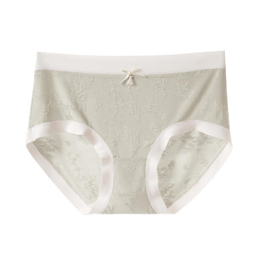 【新中式❗️桑蚕丝7A抑菌内裤】轻奢美式复古浪漫风，无痕裸感，原创浮雕新款中腰无痕裸感包臀女士三角 商品图4