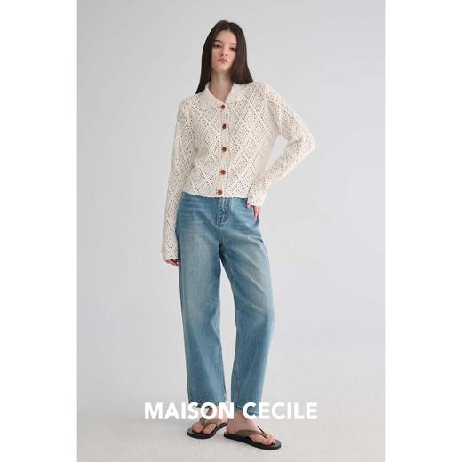 MAISON CECILE 早秋轻盈显比例经典实穿九分直筒牛仔裤 商品图1