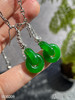 老坑艳绿双环耳坠【5030209】具体价格微信咨询 商品缩略图3