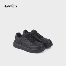 和诚行2025秋冬新款系带时尚百搭男复古厚底休闲板鞋1320097