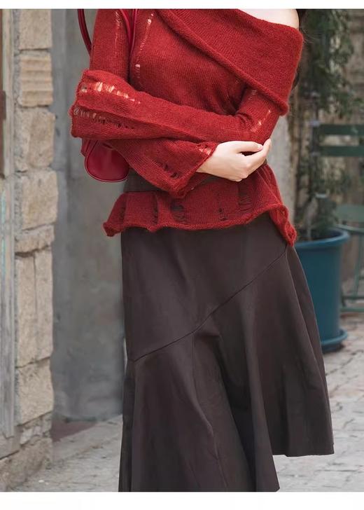 【门店同款】ENJOY秋季不规则斜边半裙 165496892 商品图2