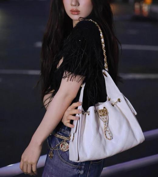 女款菱格小牛皮小號單肩包025 商品图4