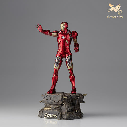 铜师傅《钢铁侠MK7》漫威系列限量手办 复仇者联盟桌面铜摆件 商品图3