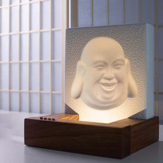 神随形转佛像3D佛像蓝牙摆件礼盒 商品图0