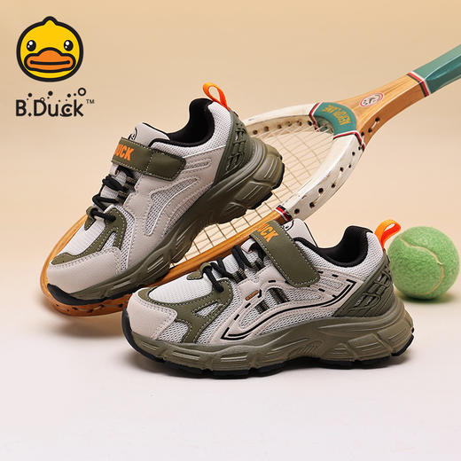 B.Duck小黄鸭童鞋春秋运动鞋慢跑鞋26-33 B3686859 商品图3