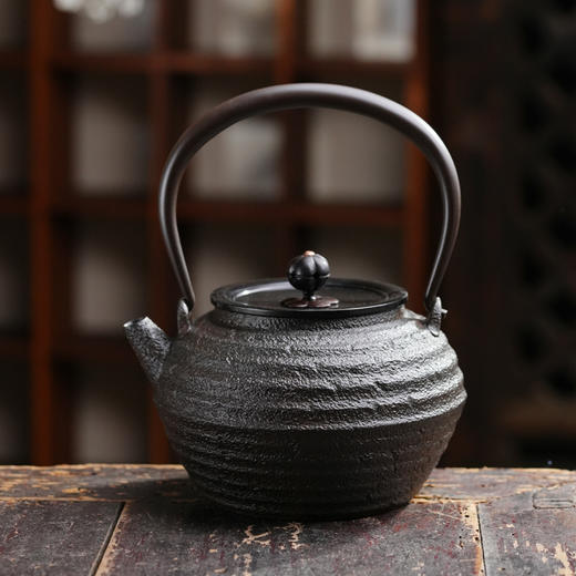 暗香疏影/铁壶/传灯壶/手工无涂层铸铁壶烧水壶老铁壶茶壶 商品图0