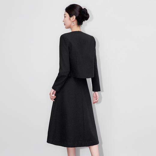 「高货wl」全新升级【铂金会员330/天猫439/差价109】(02921)洛诗琳通勤知性小香风外套2025秋季气质高级感收腰小外套 商品图1