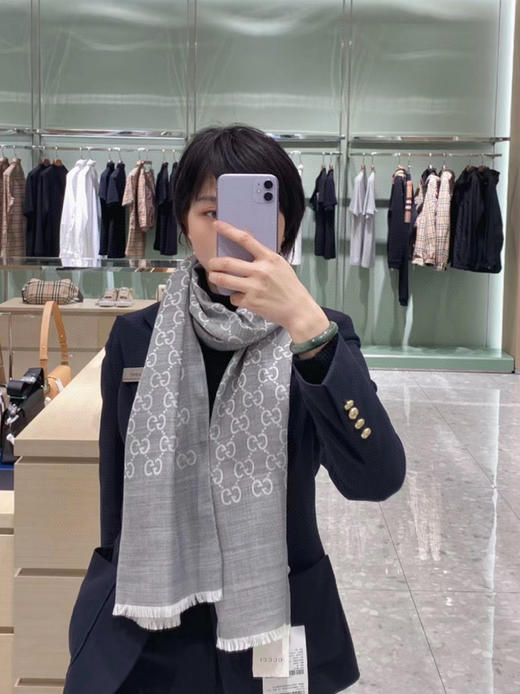 古驰 提花丝毛长巾 （ZT*DSX） 商品图6