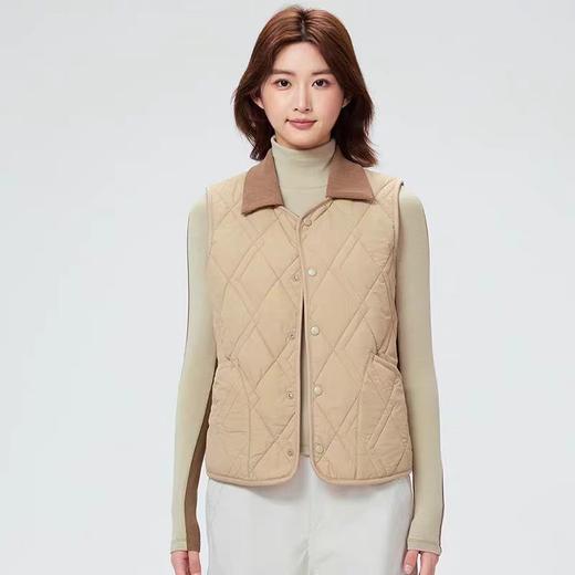 五只白鹅—2025秋冬外穿可拆卸衣领加绒加厚保暖羊毛马甲5701 商品图4