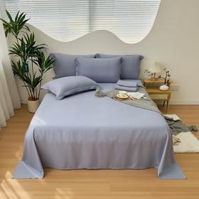 LS竹纤维素色粗砂凉席三件套450