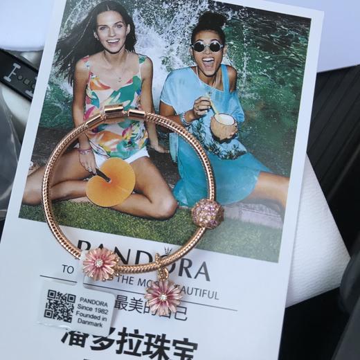 G428 潘D拉玫瑰金色烂漫雏菊ZT0576手链套装 商品图2