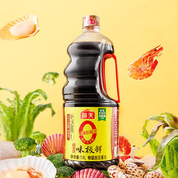 海天 生抽酱油1.9L【0添加味极鲜 特级酱油】味极鲜系列 炒菜凉拌 商品图0