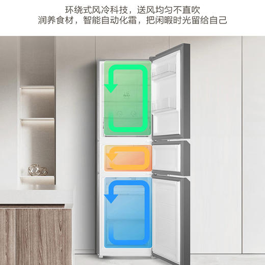 海尔（Haier）冰箱 BCD-218WGHC3E9YS 商品图8