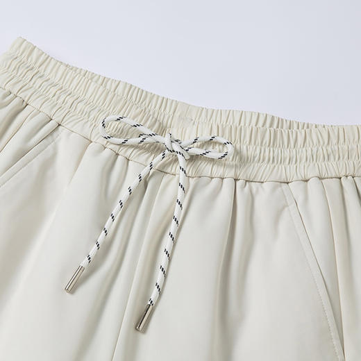 罗蒙冬季保暖羽绒裤男女同款情侣加厚舒适直筒个性拉链设计百搭长裤子 商品图10