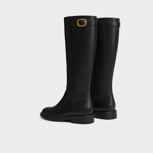 【云粉节】BF楼TATA卢昱晓TATA他她超模靴骑士靴大筒围显瘦长靴女高筒休闲靴7TGA8DG5吊牌价1699 商品图3