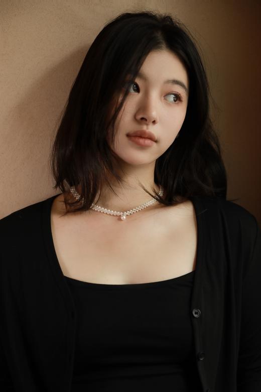 超美的珍珠项链，choke感颈链，很法式！（yy） 商品图1