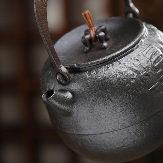 暗香疏影/铁壶/铭文壶/手工无涂层铸铁壶烧水壶老铁壶茶壶 商品图1