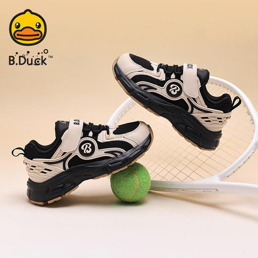 B.Duck小黄鸭童鞋春秋运动鞋慢跑鞋26-33 B3686857 商品图3