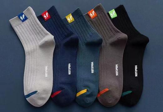 超值十双装【柔软高弹！舒适耐穿】男士中长筒袜子简约舒适棉质秋冬保暖透气百搭休闲运动商务男袜子。rb 商品图3