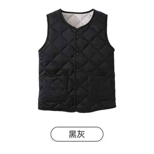 五只白鹅—羊毛马夹轻薄短款内穿休闲百搭坎肩 气绒马甲4801 商品图7