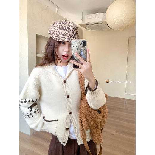 【189元任选2件】最后一波现货！翻领毛衣开衫 商品图0