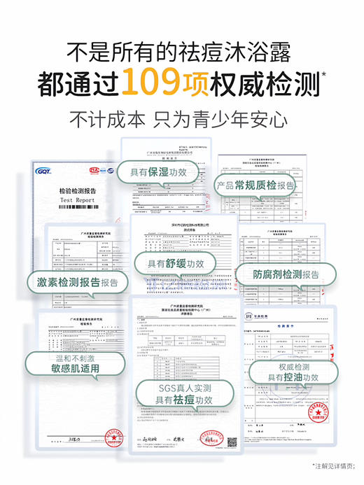 袋鼠妈妈祛痘净澈沐浴露 商品图2