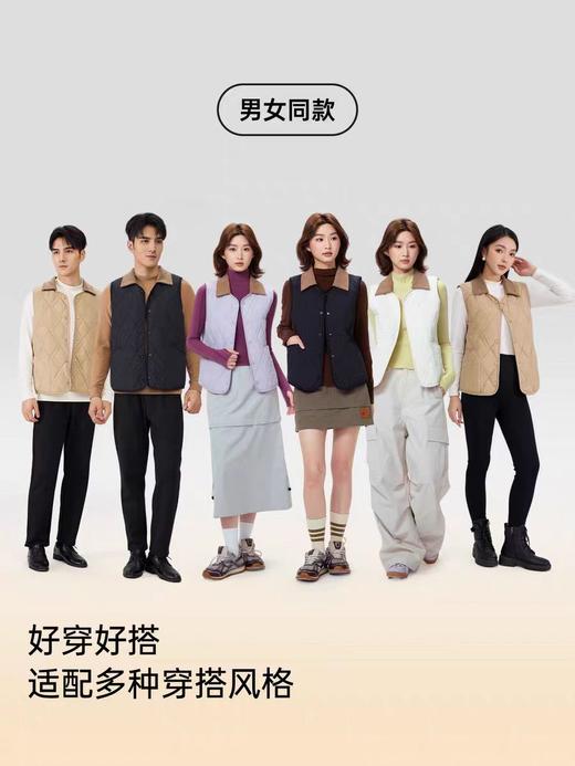 五只白鹅—2025秋冬外穿可拆卸衣领加绒加厚保暖羊毛马甲5701 商品图10